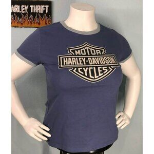 Harley-Davidson T-shirt Large Women, Like New, Elastic fabric